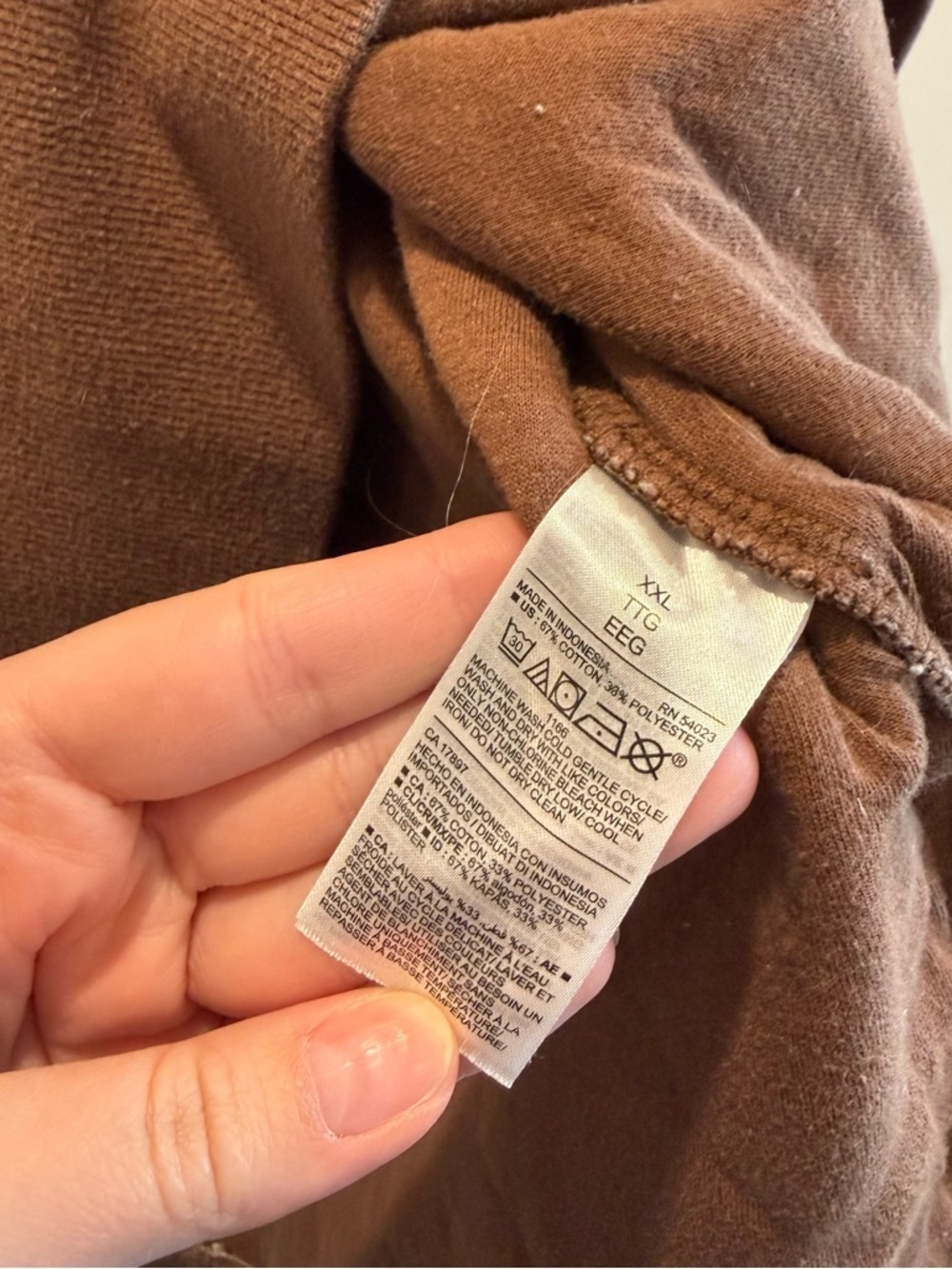 Old Navy Brown Quilted Crewneck Sweater - Picture 5 of 7
